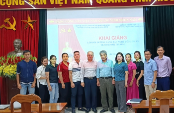 Đào tạo bồi dưỡng công nhân vệ sinh môi trường cho Ban quản lý Quảng trường Ba Đình (BQL Lăng chủ tịch Hồ Chí Minh)